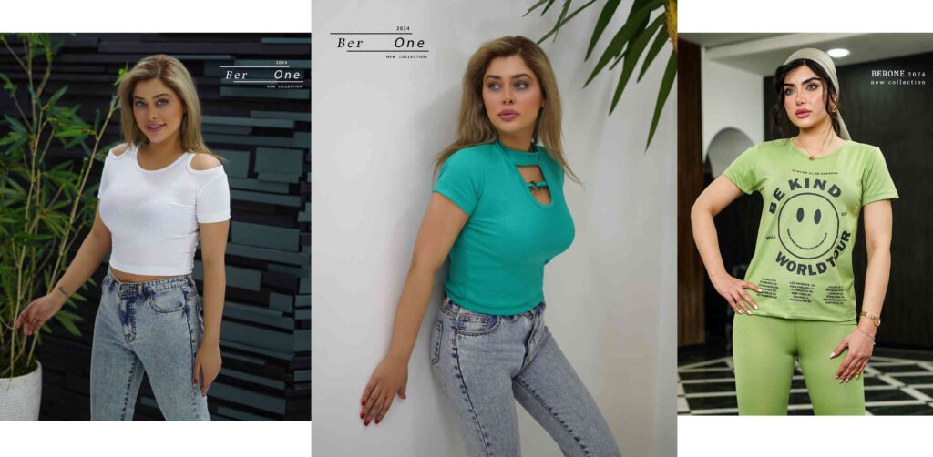 استایل های مختلف با تیشرت زنانه